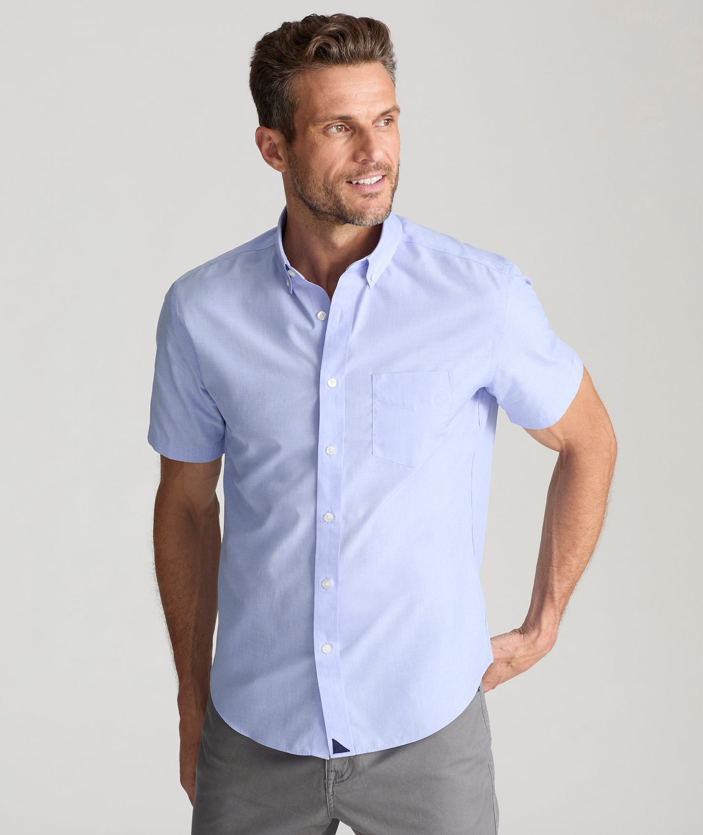 Wrinkle-Free Short-Sleeve Hillstowe Shirt